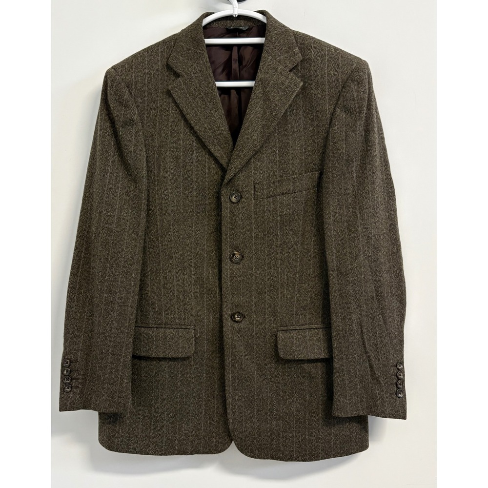 Banana Republic Mens Brown Made in Italy Wool Blend Blazer Sport Coat 38S